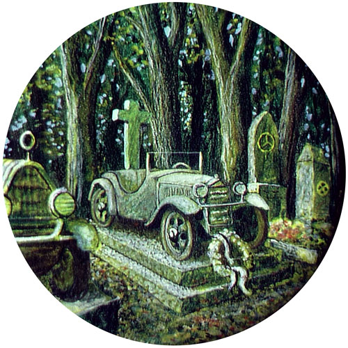 Zur&uuml;ck / Back / En arri&egrave;re: Der Autofriedhof &copy;ph